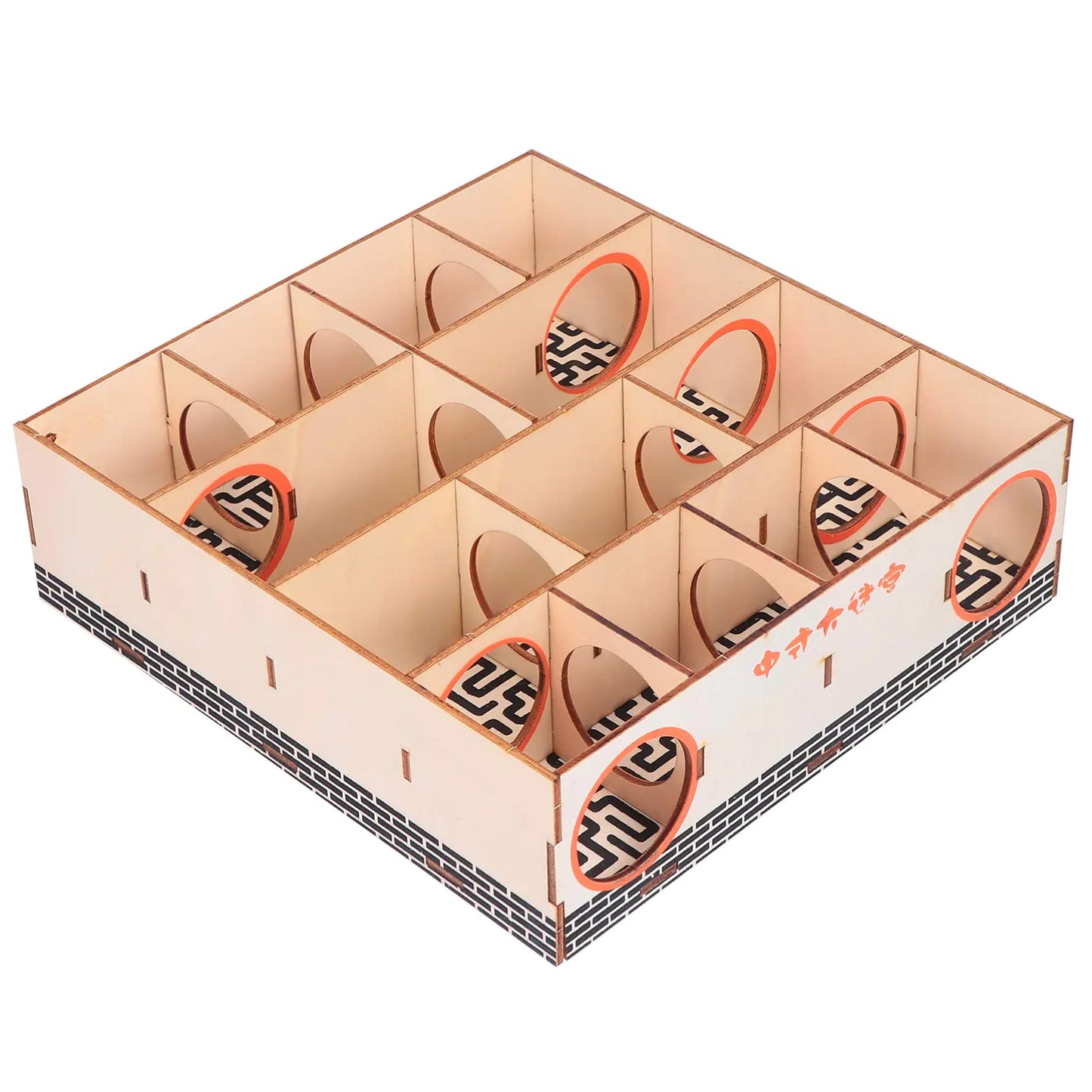 Hemobllo Hamster Wooden House Hamster Maze Tunnel Toy Small Pet Animals Activity Gerbil Labyrinth Dwarf Hamster Play Toys Maze Tunnel Mice Wooden Funny Toy Hamster Tubes