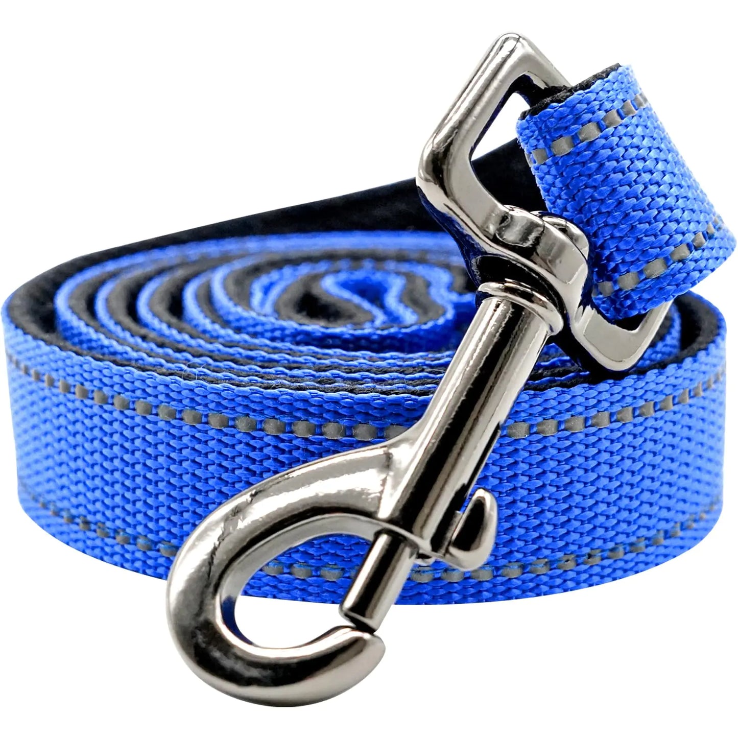 Lionheart glory Dog Leash Reflective Dog Leashs Female Male Pet Leash Blue Leash Dog Adjustable Durable Soft Classic Leash for Medium Dogs Pet Gift Puppy